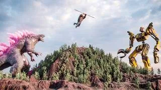 Thumbnail: Little Man Ends Bulldozer Mech to Save Godzilla