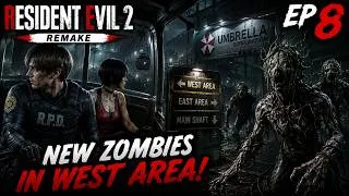 Thumbnail: These NEW Zombies Are TERRIFYING! 😱 | Resident Evil 2 Remake | EPISODE 8