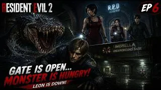 Thumbnail: A GIANT MONSTER Almost Killed Me! 😱 | Resident Evil 2 Remake | Episode 6