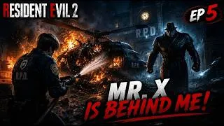 Thumbnail: MR. X Is Behind Me! | NOWHERE TO HIDE... | Resident Evil 2 Remake | Part 5