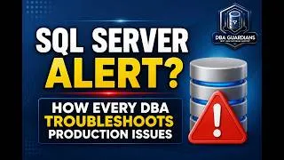 Thumbnail: SQL DBA ALERT | SQL Server Performance Issue? Step-by-Step Troubleshooting Guide |