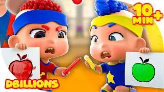 Thumbnail: ¿Rojo? ¡Sí! ¿Verde ¡Sí! Colores de Frutas con Bebé DB + Más D Billions Canciones Infantiles
