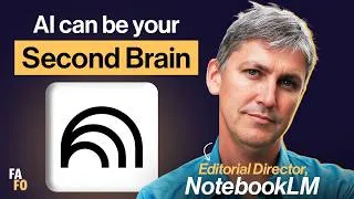 Thumbnail: "It's cognitive uploading" | How Google NotebookLM's Steven Johnson uses AI as a second brain