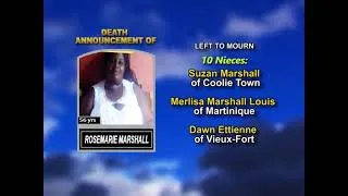 Thumbnail: Rosemarie Marshall  ~ Long Obituary