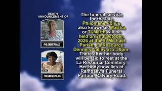 Thumbnail: Philomene Polius ~ Short Obituary