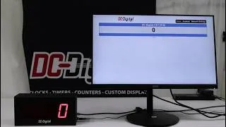 Thumbnail: Factory Production Network Counter w/Local Display & Webpage Viewing and Controls, DC-Counter-Bronze