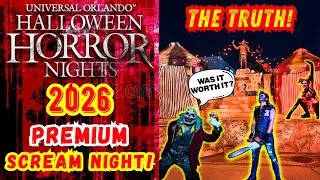 Thumbnail: HHN 35 | The TRUTH About Premium Scream Night…| FOOD Guide & MORE! | Halloween Horror Nights 2026