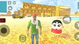 Thumbnail: Franklin and shinchain ko mila golden house🤯 indian theft auto simulator 🥳💥