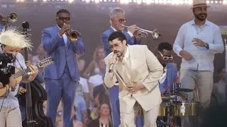 Thumbnail: On avait vraiment l’impression d’être à Porto Rico »… Bad Bunny enflamme la Plenitude Arena