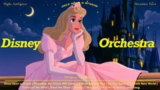 Thumbnail: Once Upon A Dream Under The Midnight Sky | Calming Disney Orchestral Playlist for Stress Relief 🕯️
