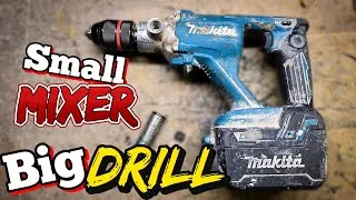 Thumbnail: Converting a cordless Makita mixer into a powerful slow drill. But first it needs repaired. 