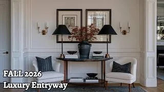 Thumbnail: 🍂 2026 Fall Design Secret: How to Style a Deep Entryway with Grounded Luxury
