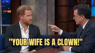 Thumbnail: Prince Harry HUMILIATED LIVE on The Late Show — Walkout Shocks Audience!