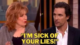 Thumbnail: Joy Behar HUMILIATED After Brutal Clash With Matthew McConaughey LIVE On The View