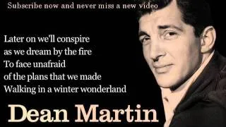 Thumbnail: Dean Martin - Winter Wonderland - Lyrics