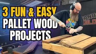 Thumbnail: 3 Fun & Easy Small Woodworking Projects that use Pallets or Scraps | One Day Builds
