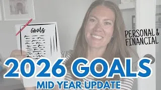 Thumbnail: Mid-Year Goal Check-In 2026 | My Financial & Personal Goals Update