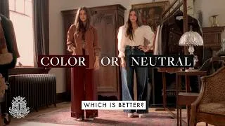 Thumbnail: Which outfit should I choose? Neutral vs Color