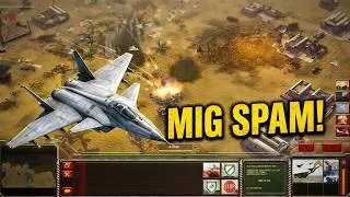 Thumbnail: C&C Generals Zero Hour: Enhanced Mod V1.0 - PLA's Air Forces | MiG Spam [4K 60 FPS]