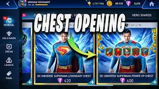 Thumbnail: DCU Superman Power Up Chest Opening | Injustice 2 Mobile