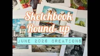 Thumbnail: A look through my sketchbooks for June 2026. It's been a busy month!