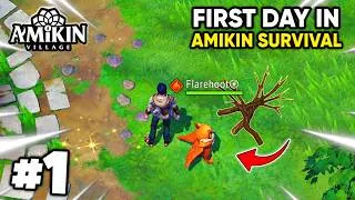 Thumbnail: My First Day In Amikin Survival 🤩! | Amikin Village Gameplay | Ep-1