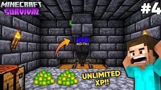 Thumbnail: This XP Farm is So Efficient! 🔥 | Minecraft PE Survival Series in Hindi | S2Ep-4