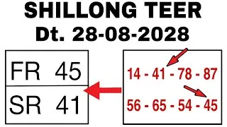 Thumbnail: 28-08-2026 Shillong teer common number ! Khasi hills archery sports institute
