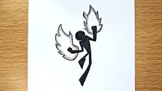 Thumbnail: Drawing Stickman With Powers step by step easy | Tutorial