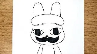 Thumbnail: How to draw Barney Animal Hospital Roblox