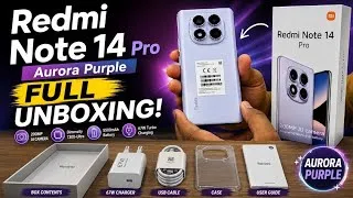Thumbnail: Redmi Note 14 Pro Full Unboxing Pakistan | Aurora Purple | 200MP Camera
