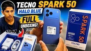 Thumbnail: Tecno Spark 50 Halo Blue 7000mAh Battery | Unboxing