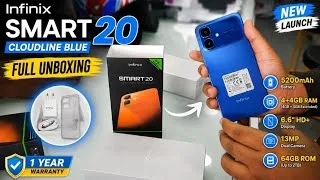 Thumbnail: Infinix Smart 20 4GB+4GB RAM | 5200mAh Battery | Full Unboxing