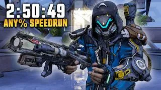Thumbnail: Borderlands 4 Any% Speedrun in 2:50:49