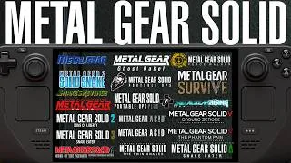 Thumbnail: Metal Gear Solid Franchise on Steam Deck | All Games Performance Test in 2026