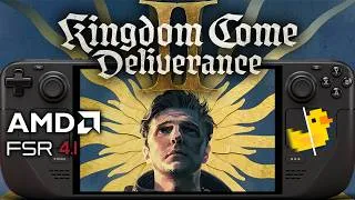 Thumbnail: Kingdom Come: Deliverance II on Steam Deck — FSR 4.1 & Lossless Scaling Performance Test