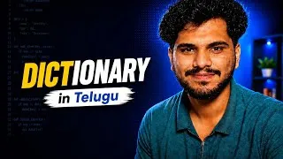 Thumbnail: Introduction to Dictionary | L41 | Python Tutorial | in Telugu | DecodeWithSK