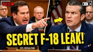 Thumbnail: Seth Moulton EXPOSES Hegseth’s SECRET F-18 Leak — His Answer STUNS Congress!