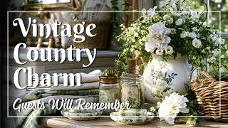 Thumbnail: Vintage Country Guest Bathrooms 🛁 How Charming Details Impress Every Overnight Visitor