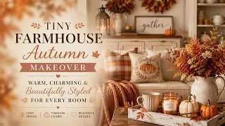 Thumbnail: 🍂 Tiny Farmhouse Autumn Makeover | Warm, Charming & Beautifully Styled for Every Room