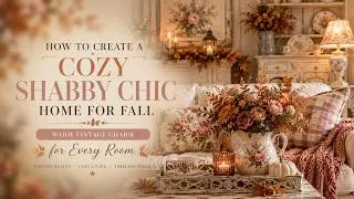 Thumbnail: 🍂 Shabby Chic Home for Fall | Warm Vintage Charm for Every Room