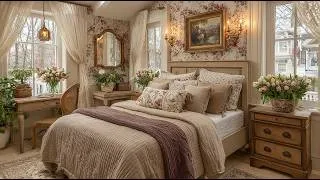 Thumbnail: Warm Taupe Vintage Country Shabby Chic Home Tour