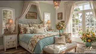 Thumbnail: Sage Green & Warm Beige Country Bedroom Refresh: Elegant Small Space Shabby Chic Magic!