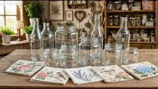 Thumbnail: 5 Easy Decoupage Ideas for Jars and Bottles (DIY Tutorial)