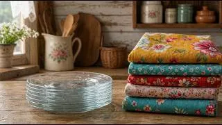 Thumbnail: 3 Beautiful Glass Plate & Fabric Crafts Anyone Can Make