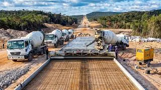 Thumbnail: Amazing 63 km Concrete Road Construction Through the Mountains  Skilled Workers.