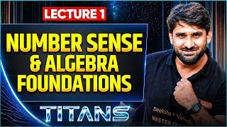 Thumbnail: Titans - Bridge Course 1 | Maths | 🔢 Basics of Maths - Number Sense & Algebra Foundations