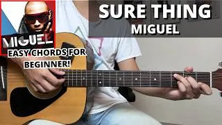 Thumbnail: Sure Thing - Miguel (Guitar Tutorial) No Capo! Easy Chords For Beginner!