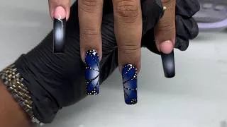 Thumbnail: Butterfly Aura French Acrylic Nails