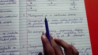 Thumbnail: Characteristics of management- Management is continuous process. 12th commerce cbse